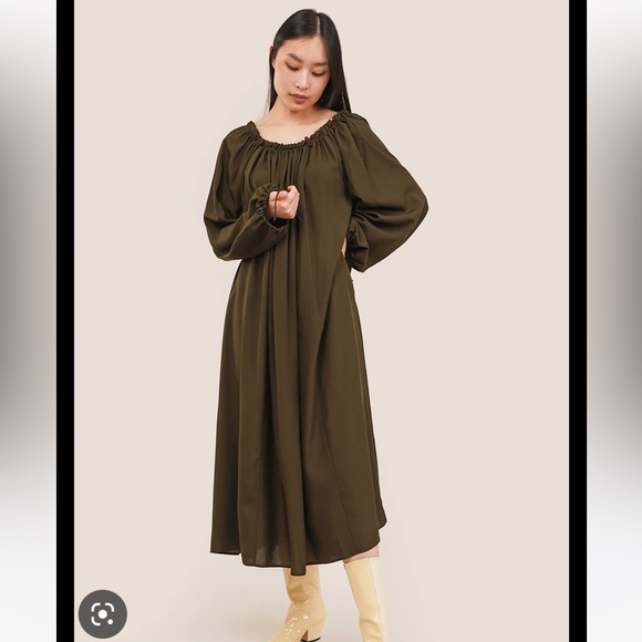 Shaina Mote olive Dress - Picture 2 of 8